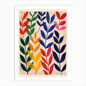 Midnight Tropics Matisse Style Poster