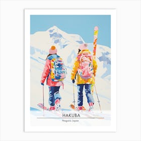 Hakuba   Nagano Japan, Ski Resort Poster Illustration 2 Art Print