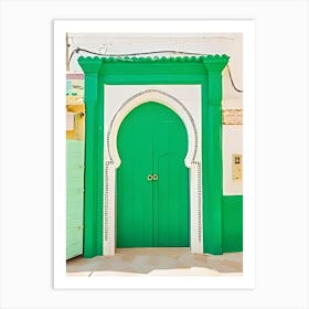 Door To A House In Morocco Art Print