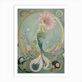 Mermaid Beauty no1 Art Print