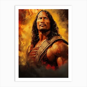 Dwayne The Rock Johnson (2) Art Print