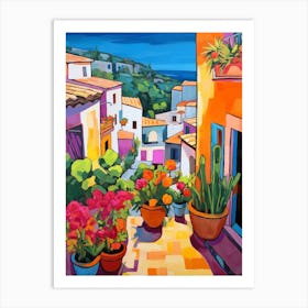 Sicily Italy 4 Fauvist Painting Art Print