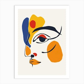 Face Of A Woman 43 Art Print