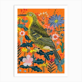 Spring Birds Kiwi 4 Art Print