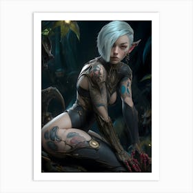 Elven Girl Art Print