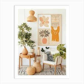 Shabby Chic Living Room Art Print