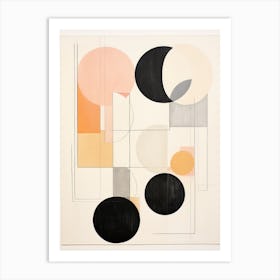 Mid Century Inspired Abstract Painting Art Print