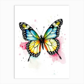 Watercolor Butterfly Art Print