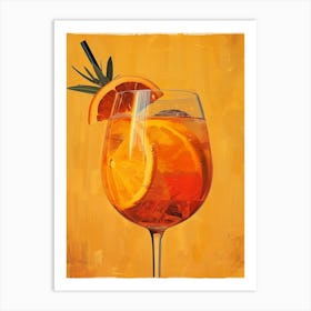 Aperol Spritz Art Print 184 Art Print