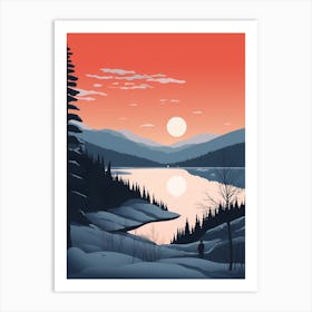 Norway 3 Travel Illustration Art Print