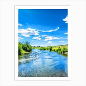 River Current Landscapes Waterscape Photography 3 Art Print