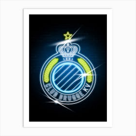 Club Brugge 1 Art Print