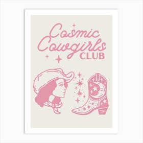 Cosmic Cowgirls Club Poster