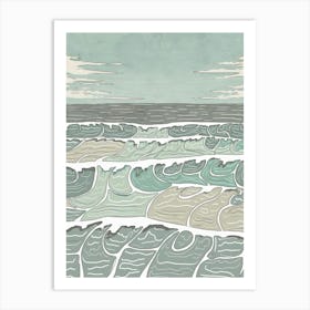 Ocean Waves 2 Art Print