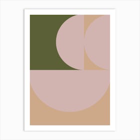 Fall Abstract Geometric Art Print