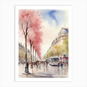 Paris Street 8 Art Print