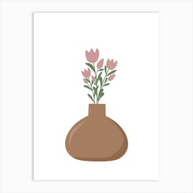 Tulips In A Vase 1 Art Print