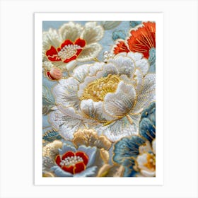 Chinese Embroidery 5 Art Print