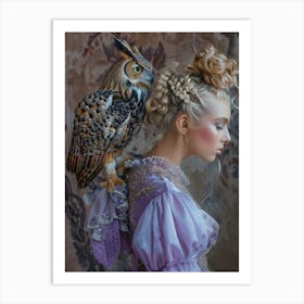 Owl Portrait Art Print