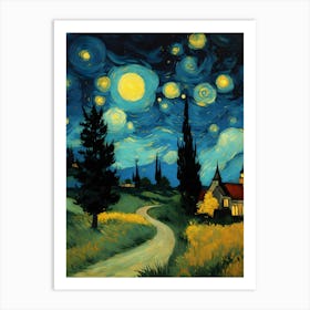 Starry Night 24 Art Print