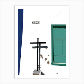 Spain, Canarias, Lanzarote, Architecture, Cruz Art Print