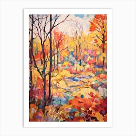 Autumn Gardens Painting Bernheim Arboretum And Research Forest 3 Art Print