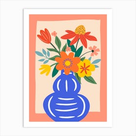 Flowers In A Vase 2 Art Print