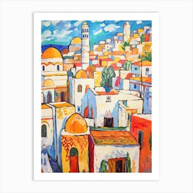 Tangier Morocco 7 Fauvist Painting Art Print