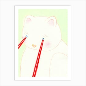 Teddy 2 Art Print