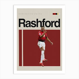 Marcus Rashford Art Print