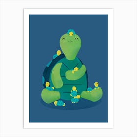 Turtle Mama Art Print