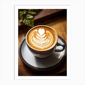 Coffee Latte Art 4 Art Print