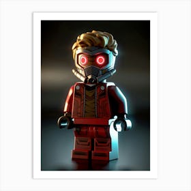 Lego Star Lord 1 Art Print