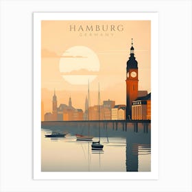 Hamburg Germany Travel Art Print