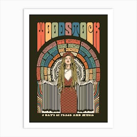 Woodstock Festival Poster Art Print Art Print
