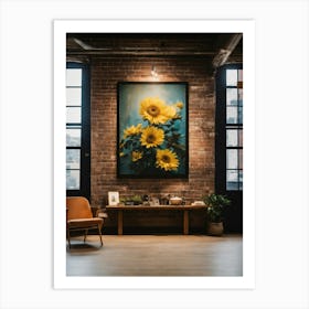 Sunflowers art Art Print