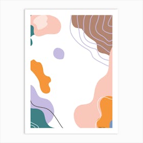 120.Modern boho art, cohesive Art Print