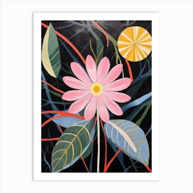 Daisy 2 Hilma Af Klint Inspired Flower Illustration Art Print