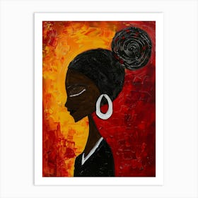 African American Woman 12 Art Print