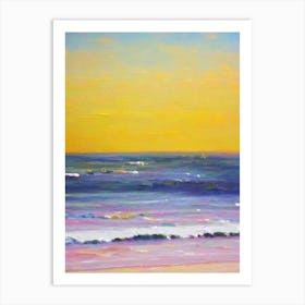 Baga Beach, Goa, India Bright Abstract Art Print