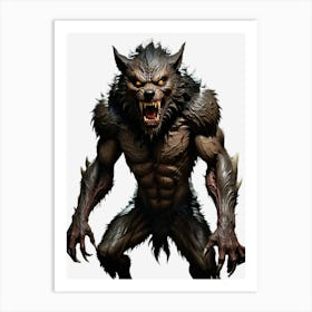 Haunted Werewolf Art Print