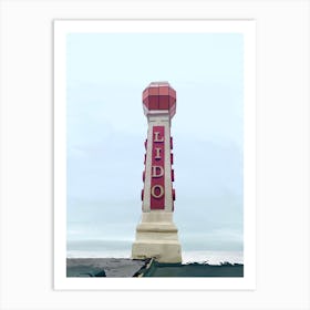 Margate Lido Art Print