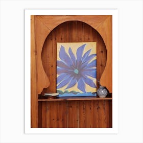 Blue Flower 1 Art Print