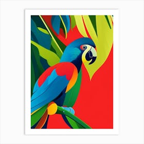 Parrot Pop Matisse Bird Art Print