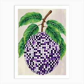 Mosaic Fruit Art Print