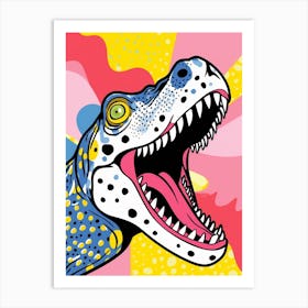 Pop Art Dinosaur 1 Art Print