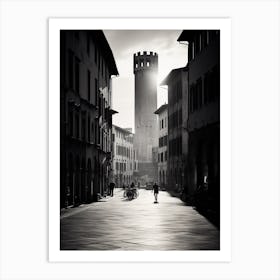 Lucca, Italy,  Black And White Analogue Photography  2 Art Print