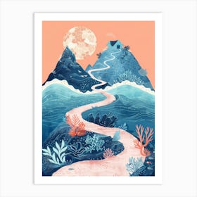 Path To The Sea 7 Art Print