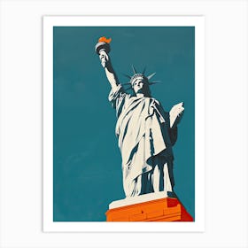 Statue Of Liberty, USA Art Print