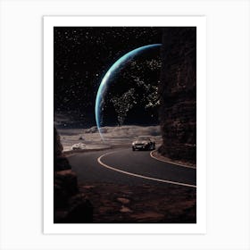 Driving Space Art Print